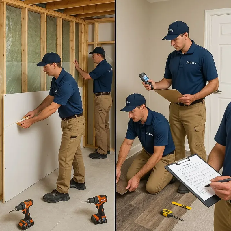 Repairs and Reconstruction process in Coraopolis, PA