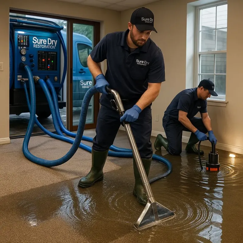 Water Extraction and Removal process in Coraopolis, PA